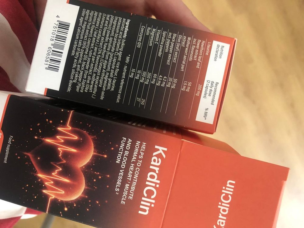 KardiClin — капсули за сърдечно-съдова подкрепа